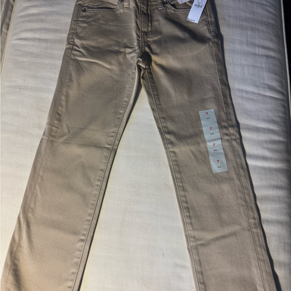 Old Navy Boys Slim Pants - Brand New, Size 7